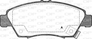 Open Parts BPA0418.02 - Brzdové platničky -