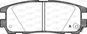 Open Parts BPA0426.02 - Brzdové platničky -