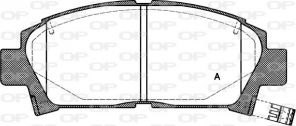 Open Parts BPA0427.02 - Brzdové platničky -