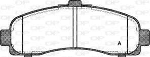 Open Parts BPA0431.10 - Brzdové platničky -