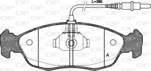 Open Parts BPA0461.02 - Brzdové platničky -