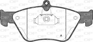 Open Parts BPA0468.00 - Brzdové platničky -