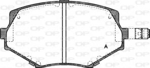 Open Parts BPA0478.02 - Brzdové platničky -