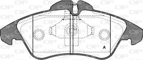 Open Parts BPA0578.00 - Brzdové platničky -