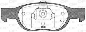 Open Parts BPA0588.10 - Brzdové platničky -
