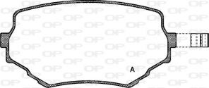 Open Parts BPA0594.02 - Brzdové platničky -