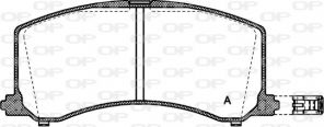 Open Parts BPA0595.02 - Brzdové platničky -
