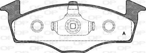 Open Parts BPA0609.00 - Brzdové platničky -