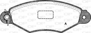 Open Parts BPA0643.00 - Brzdové platničky -