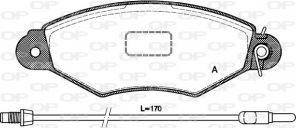 Open Parts BPA0643.01 - Brzdové platničky -