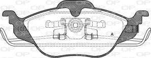 Open Parts BPA0684.02 - Brzdové platničky -