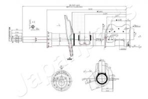 Japanparts MM-00159 - Tlmič pruženia -