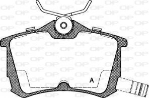 Open Parts BPA0695.02 - Brzdové platničky -