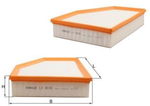 Knecht LX 4635 - Vzduchový filter