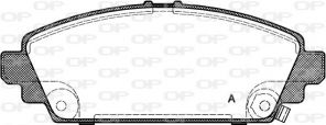 Open Parts BPA0700.02 - Brzdové platničky -