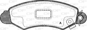 Open Parts BPA0702.02 - Brzdové platničky -