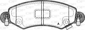 Open Parts BPA0702.12 - Brzdové platničky -
