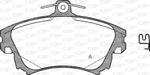 Open Parts BPA0708.02 - Brzdové platničky -