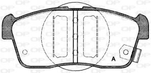 Open Parts BPA0724.02 - Brzdové platničky -
