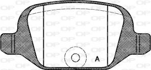 Open Parts BPA0727.00 - Brzdové platničky -