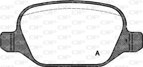 Open Parts BPA0727.10 - Brzdové platničky -