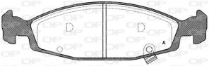 Open Parts BPA0736.02 - Brzdové platničky -