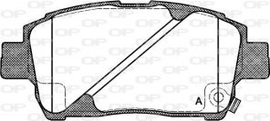 Open Parts BPA0740.02 - Brzdové platničky -