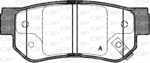 Open Parts BPA0746.02 - Brzdové platničky -