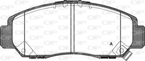 Open Parts BPA0747.12 - Brzdové platničky -