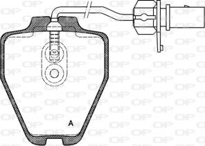 Open Parts BPA0752.02 - Brzdové platničky -