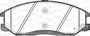 Open Parts BPA0771.02 - Brzdové platničky -