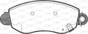 Open Parts BPA0772.02 - Brzdové platničky -