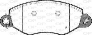 Open Parts BPA0772.12 - Brzdové platničky -