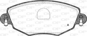 Open Parts BPA0776.00 - Brzdové platničky -