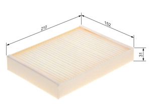 Bosch 1 987 435 121 - Peľový filter