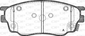 Open Parts BPA0800.22 - Brzdové platničky -