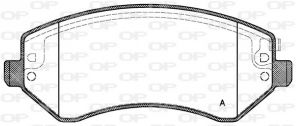 Open Parts BPA0807.02 - Brzdové platničky -