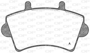 Open Parts BPA0819.00 - Brzdové platničky -