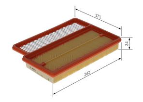 Bosch F 026 400 466 - Vzduchový filter -