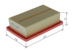 Bosch F 026 400 625 - Vzduchový filter -