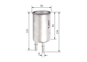 Bosch F 026 403 771 - Palivový filter