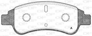 Open Parts BPA0840.30 - Brzdové platničky -