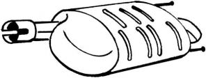 Bosal 128-027 - Zadný tlmič -