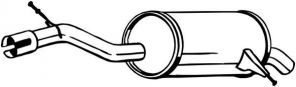 Bosal 135-127 - Zadný tlmič