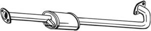 Bosal 165-039 - Stredný tlmič -