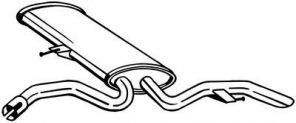 Bosal 190-371 - Zadný tlmič -
