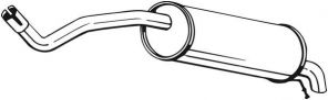 Bosal 220-043 - Zadný tlmič -