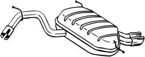 Bosal 220-109 - Zadný tlmič -