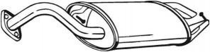 Bosal 228-489 - Zadný tlmič -