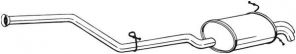 Bosal 286-057 - Zadný tlmič -
